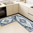thumbnail image 5 of Kitchen Rugs Sets of 3 Non Slip Washable Kitchen Mats for Floor, Waterproof Kitchen Runner Rug, Floor Mat Carpet for Entryway, Laundry, Sink, Hallway, Bathroom, 5 of 12