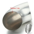 thumbnail image 4 of GLFSIL 2\\\"/2.5\\\"/3\\\" Stainless Steel Car Exhaust Weldable 90 Degree Bend Elbow Pipe, 4 of 6