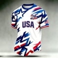 thumbnail image 2 of Fabrcox 1776-2026 250th Anniversary USA Shirt Jersey Flag Print Men's 4th of July Shirts Patriotic Freedom Big and Tall Mens T Shirts Graphic, 2 of 6