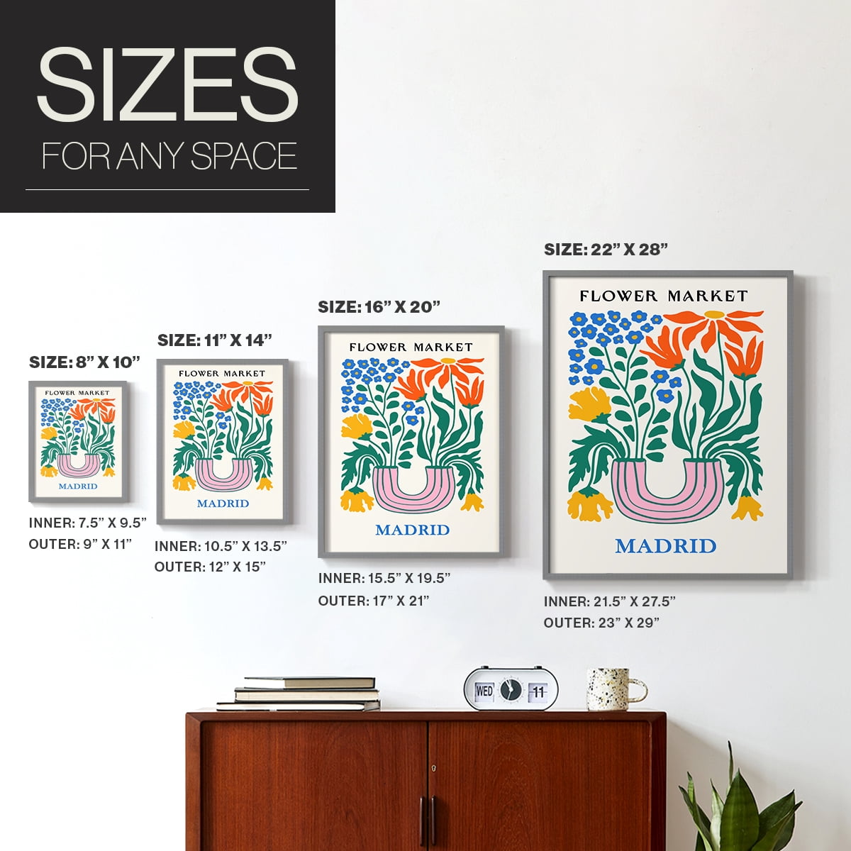 Matisse X Framed Print - Solid Wood