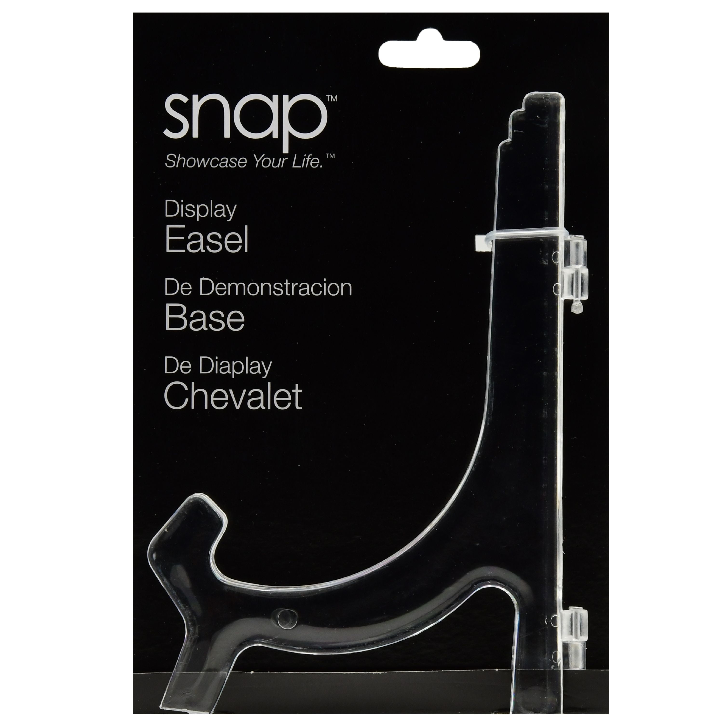 Snap 6.5" Clear Acrylic Easel