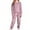 Pink, variant on Jalioing Kids Girls Lounge Set 2 Piece Outfits Solid Velvet Long Sleeve Sweatshirts and Sweatpants Set Tracksuit