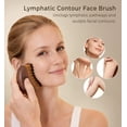 thumbnail image 5 of Lymphatic Contour Face Brush Wooden Handle Lymphatic Drainage Face Sculpting Brush Facial Dry Gua Sha Brush Massager Tool Contour Lift Glow Makeup Lymph Drainage Brushes for Face Neck Double Chin, 5 of 6