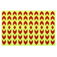 thumbnail image 1 of Etiqueta Engomada Reflectante De Coche 40x5cm Reflectora De Patrón De Flecha Roja Amarilla 10Pcs, 1 of 4