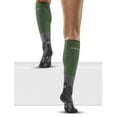 thumbnail image 5 of CEP Adult Female Hiking Merino Tall Compression Socks, Color: Green/Light Gray, Size: IV, 5 of 6
