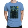 thumbnail image 2 of Starry Night Krampus Art Print Men's T-shirt, 2 of 3