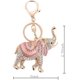 thumbnail image 2 of Llaveros de elefante de la suerte con diamantes de imitación de ópalo, llaveros de elefantes lindos, colgante para bolso de mujer, llavero de cristal, colgante para bolso de mujer (rosa), 2 of 5