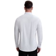 thumbnail image 3 of DARING DIVA Men's Point Collar Long Sleeve Button Down Formal Shirts XL White, 3 of 7