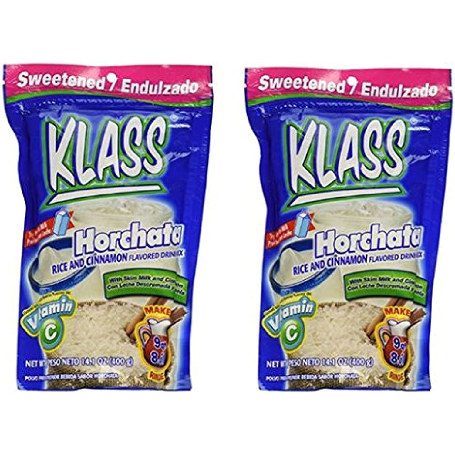 Klass Horchata Instant Drink Mix, 14.1 Oz (Pack Of 2)