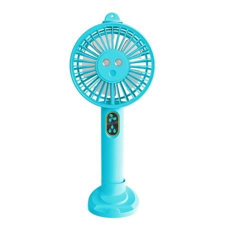

Rinhoo Atomizer Fan Water Spray Misting Cooling Fan USB Rechargeable Humidifier Moisturizing Device Blue