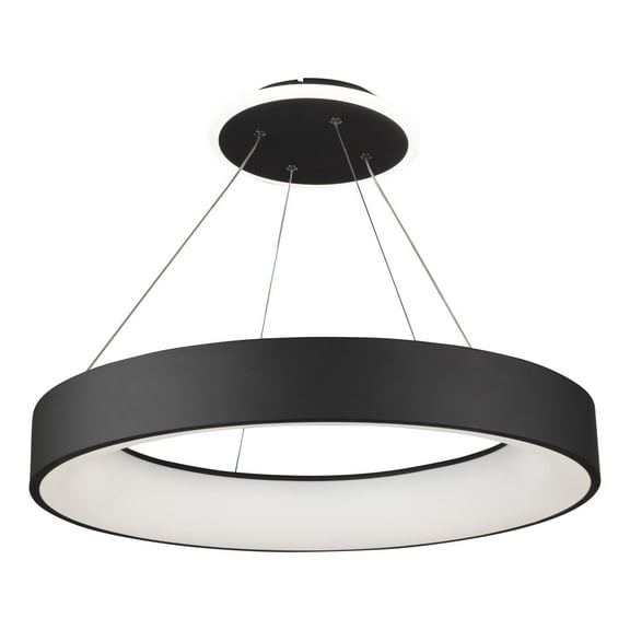 Artcraft Lighting Lazio Collection Integrated LED Chandelier, Black