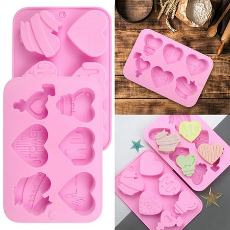 

Mishuowoti Washable Silicone Cake Cake Candy Chocolate Decorating Tray DIY Craft Project