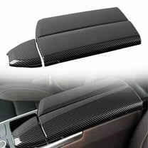For Mercedes For Benz ML350 X166 W166 Carbon Fiber Car Center Console Stowing Tidying Armrest Box Panel Cover Armrest Trim Stick