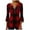 Red, variant on Women Blouse 3/4 Sleeve Petite, Womens T Shirts Loose Cotton Button Down Shirts Green Casual Tops for Women Trendy Summer Plus Size Dry Fit Shirts for Women