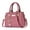 Pink, variant on Casual Leather Messenger Bag Large Capacity Handbag Fashion Womens Bag