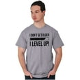 thumbnail image 4 of I Dont Get Older I Level Up Gamer Plus Size Crewneck Graphic Tee Shirt Brisco Brands 3X, 4 of 5