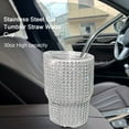 thumbnail image 3 of Shoreew Mini Shot Tumbler with Straw Food Grade Leakproof Heat-Resistant Sparkling Insulated Water Cup Coffee Mug, 3 of 7
