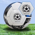 thumbnail image 6 of Keyboarant Official Size 5 Soccer Ball For Match And Training Football Soft PVC Cover For Smooth Handling White green, 6 of 6