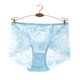 thumbnail image 1 of Puntoco Ropa interior breve para mujer, bragas transpirables de malla fina con encaje sexy de cintura media para mujer, 1 of 3