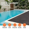 thumbnail image 6 of VEVOR Interlocking Deck Tiles, 54 Pack,12"x12" 54 sq. ft Plastic Waterproof Outdoor Flooring All Weather Use, Patio Floor Decking Covering Tiles for Porch Poolside Balcony Backyard, Dark Brown, 6 of 9