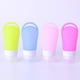 thumbnail image 2 of Sub-botella de silicona para colgar, juego de sub-botellas para viajes, botella de almacenamiento para viajes, juego de sub-botellas de silicona con orificios, 2 of 5