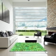 thumbnail image 7 of Ahgly Company Machine Washable Indoor Square Transitional Emerald Green Area Rugs, 7' Square, 7 of 7