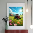 thumbnail image 2 of Diamond Art Kits for Adults - 5d Red Tractor Sunlit Field Diamond Painting for Adults, Diamond Art for Adults Beginners, Diamond Painting Kits for Adults for Home Wall Decor, 2 of 7
