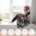 thumbnail image 6 of My Hero Academia Wearable Blanket Cloak Arctic Velvet Hooded Blanket Soft Fuzzy Hoodie Blanket Cape for Adults Kids 60"x80", 6 of 8