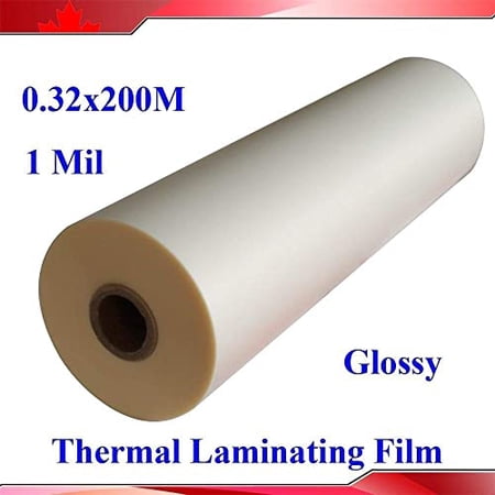 4Roll 12.5" X656' (0.32x200M) Glossy UV Luster Hot Films Bopp