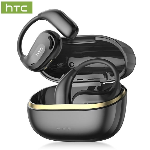 NE18 Bluetooth 6.0 Wireless Open-Ear Headphones, AI Translator, Noise-Cancelling Earbuds, 130  Languages, 24H Playtime, Black