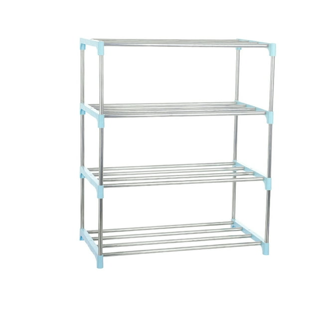EGNMCR 4-layer Stackable Small Shoe Rack Suitable For Lightweight Shoe Rack Storage Boxes At Entrances Corridors And Closets shoe rack