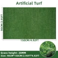 thumbnail image 2 of GOTGELIF Artificial Grass Turf 2.95x4.92FT Realistic Artificial Grass Rug 20mm Height Natural Looking Fake Grass Outdoor Rug for Garden Lawn Landscape Indoor Outdoor, 2 of 10