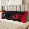 thumbnail image 2 of Cauagu Black Panther Red Background for Long Body Pillowcase 1 PCS,Soft Long Pillow Cover Decorative Pillow Case Hidden Zipper Closure Pillowcase,NOT Included Pillow (20'' x54''), 2 of 7