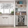 thumbnail image 5 of LALILO Kitchen Curtains and Valances Set of 3 36" Toucan Window Treatment Tiers for Window Decor, 5 of 5