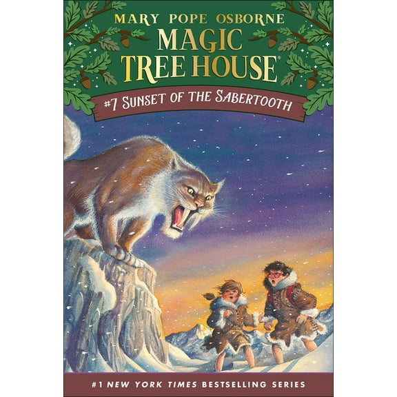 Magic Tree House Sunset of the Sabertooth, Book 07, (Hardcover)