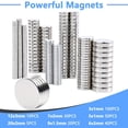 thumbnail image 2 of Magnet Keukenket, 255 unidades, imanes de disco de neodimio de alta resistencia, 2 of 7