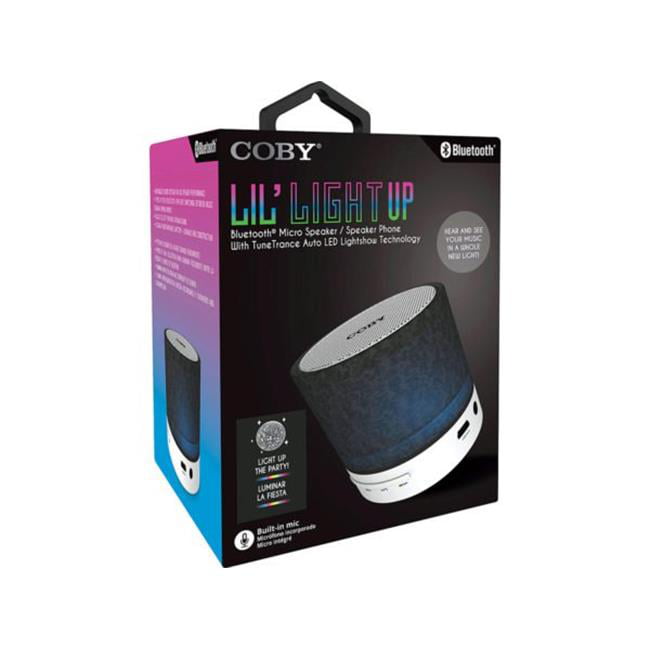 Coby Jammerz Portable Bluetooth Speaker USB-Charging Black from US Seller 