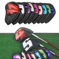 thumbnail image 3 of 9PCS  Club Head Covers, Waterproof PU Numbered  Club Head Protector For Outdoor Training, 3 of 8
