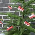 thumbnail image 5 of 12pcs Christmas Wooden Pendant Indoor Decoration Hanging Locomotive Ornament, 5 of 6