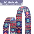 thumbnail image 4 of QQPETS Adjustable Soft Dog Collar: Print Flower Pink Multicolor Cute Patterns for XS Small Medium Large Pet Girl Boy Puppy Walking Running Training, 4 of 6