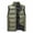 Green, variant on KeShDi Puffer Vest for Men Stand Collar Sleeveless Zip Up Casual Winter Vest Coat with Pockets Green 4X