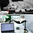 thumbnail image 2 of Cat Desk Bed, Cat Hammock for Home Office, Cat Desk Perch with 360° Rotating & Adjustable Height, Modern Indoor Cat Furniture, Foldable Cat Beds Office Desks, Gaming Tables & Island Tables, 2 of 9