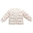 thumbnail image 3 of Toddler Boy Winter Coat,Kids Puffer Jacket With Pocket Zipper White Jacket Warm Windproof Kids Down Jacket Girls Winter Clothes Size 12-18 Months, 3 of 3