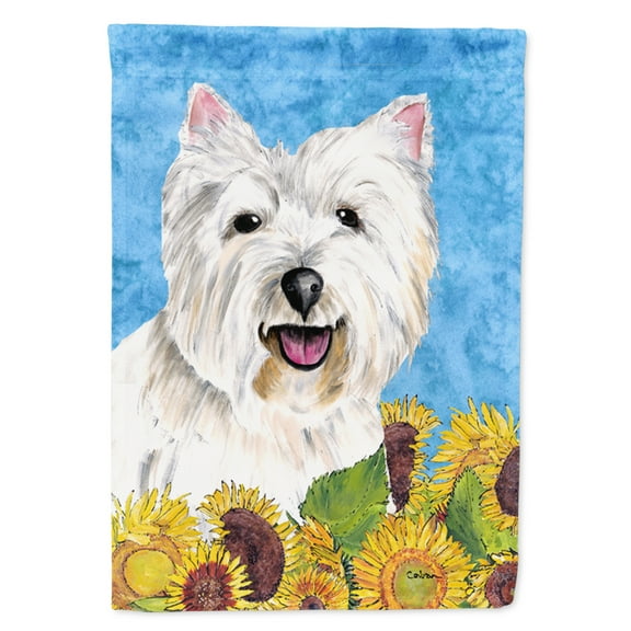 Carolines Treasures SC9070-FLAG-PARENT Westie Flag  multicolor