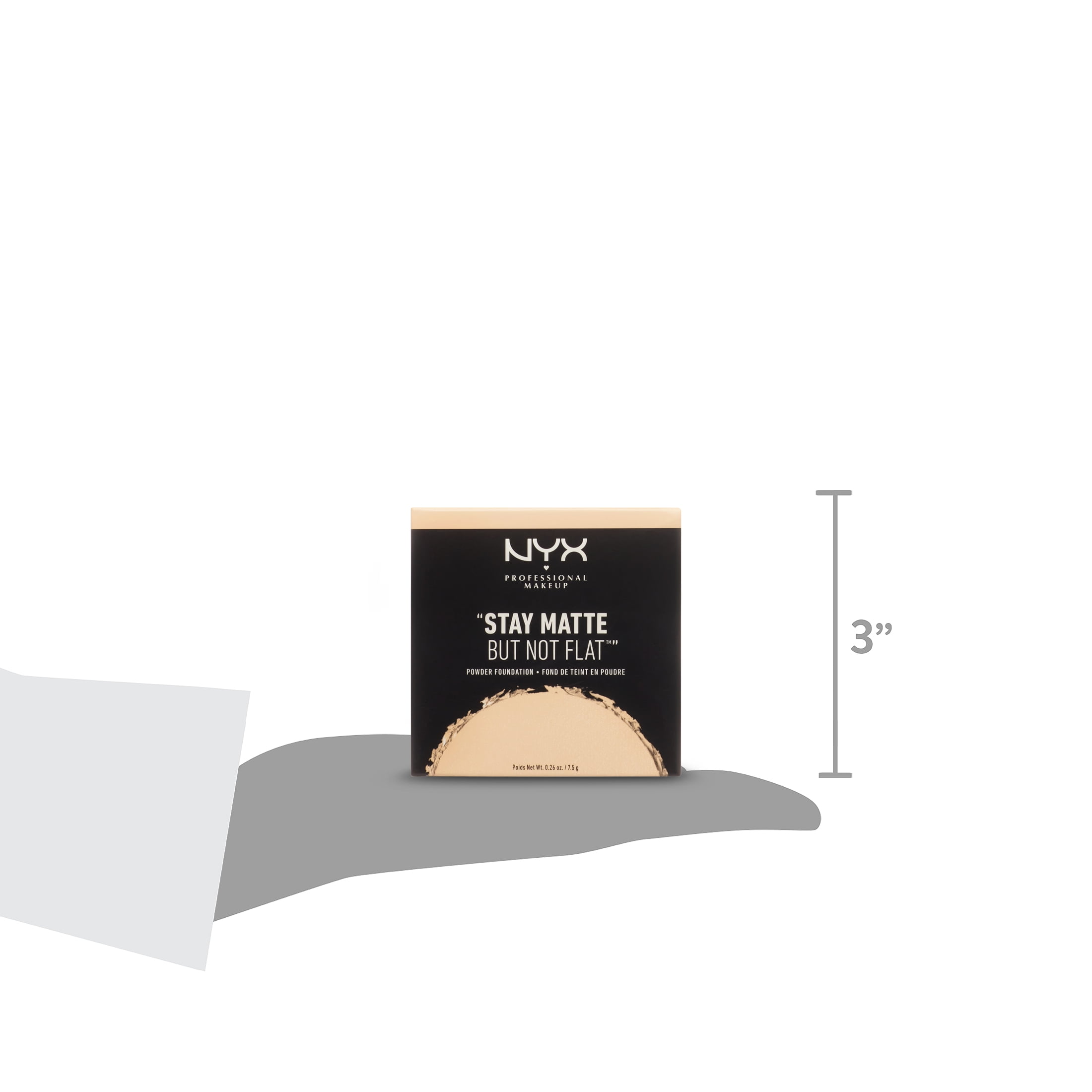 NYX Professional Makeup Stay Matte Powder Foundation, Natural