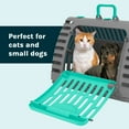 thumbnail image 4 of SportPet Designs Extra Large Foldable Cat Carrier, Plastic Travel Crate, 35 lb Capacity, Gray, 4 of 12