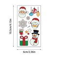 thumbnail image 3 of Xihbxyly Ofertas Relámpago de Hoy Pegatinas En Agua Forma de Muñeco de Nieve y Vela Navideña, Temáticas En Actividad, Decoración En Velas de Humor, Pegatinas En Agua Ultralivianas, Pegatinas Luminosa, 3 of 6