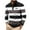 A432 Black, variant on Mens Long Sleeve Shirt Gradient Striped Performance Golf Top Breathable Moisture Wicking Athletic Jersey Casual Regular Fit Sportswear