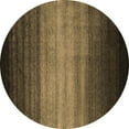 thumbnail image 1 of Ahgly Company Indoor Round Abstract Brown Contemporary Area Rugs, 4' Round, 1 of 4