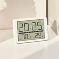 thumbnail image 3 of Digital Wall Clock Large Display Temperature Humidity Sensing Battery Operated, 3 of 9